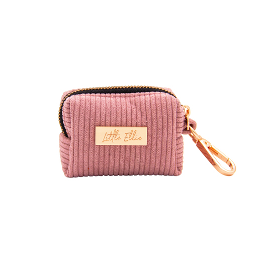 Blush Corduroy: Poo Bag Holder